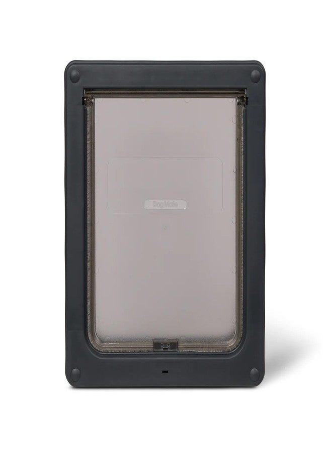 Dog Mate Lockable Medium Dog Door (215G) - Flap for Medium Dogs and Large Cats, for UPVC, Wall and Wood, Securely Designed for Your Pets, Grey - Image 5
